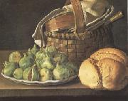 Melendez, Luis Eugenio Still Life with Figs (mk05) oil painting on canvas